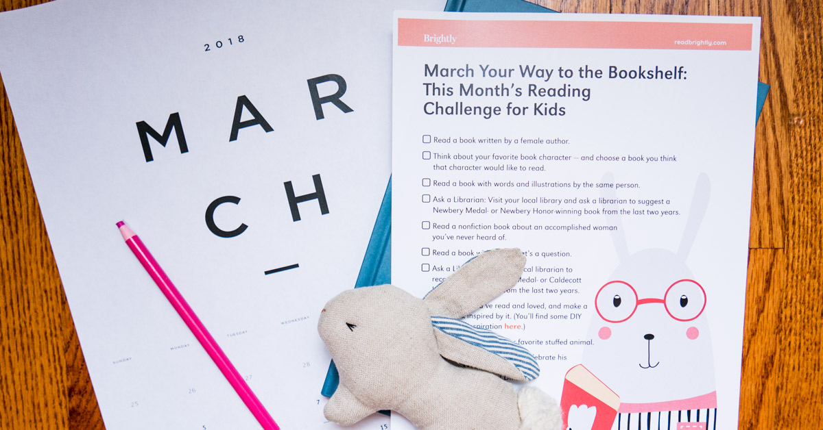 March Your Way to the Bookshelf: This Month’s Reading Challenge for Kids