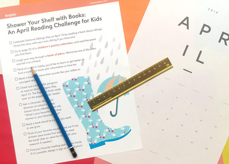 Shower Your Shelf with Books: An April Reading Challenge for Kids Thumbnail