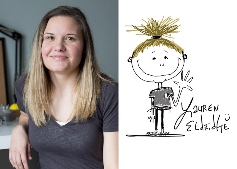 Lauren Eldridge, illustrator of Sleep Train