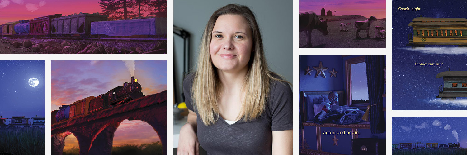 Lauren Eldridge, illustrator of Sleep Train