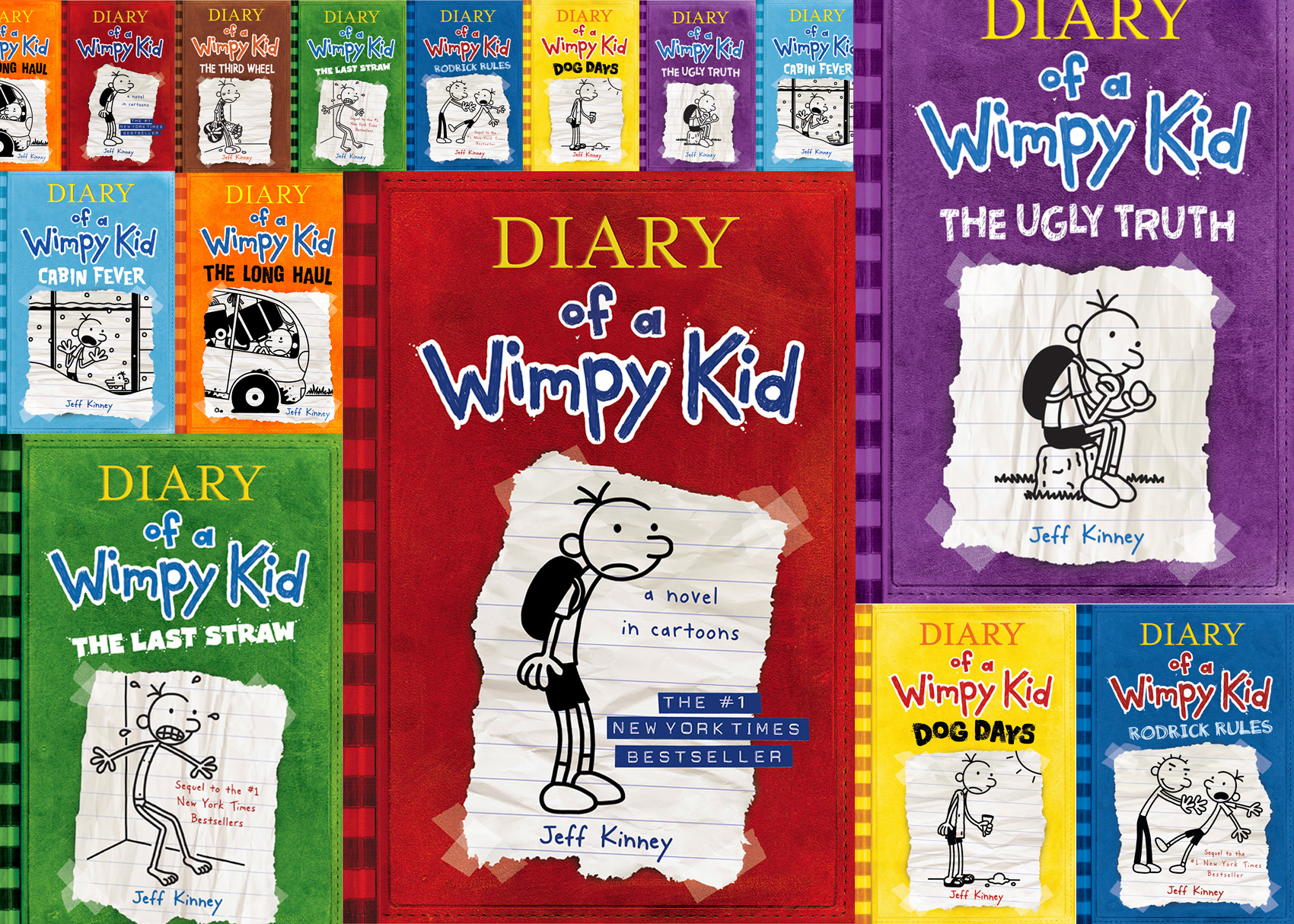 Diary of a Wimpy Kid, a novel in cartoons