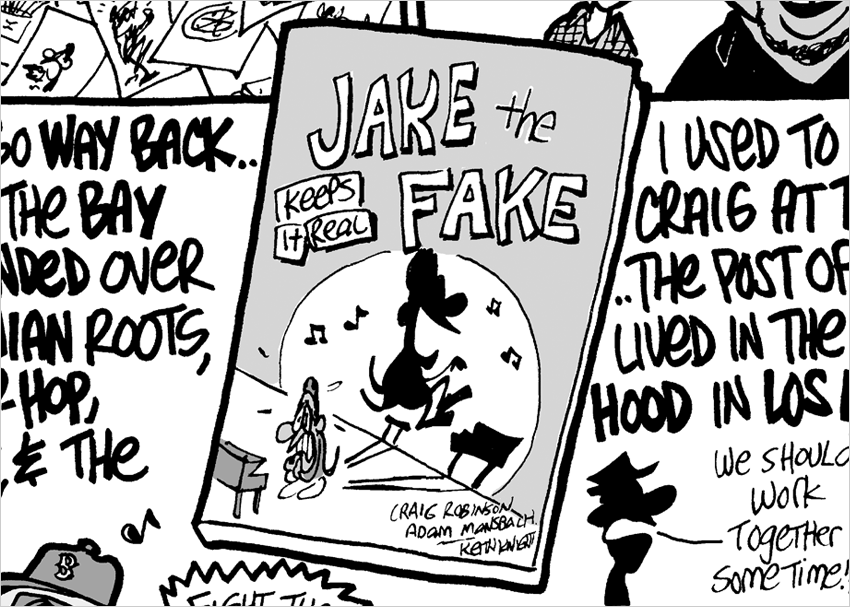 jake the fake keeps his cool