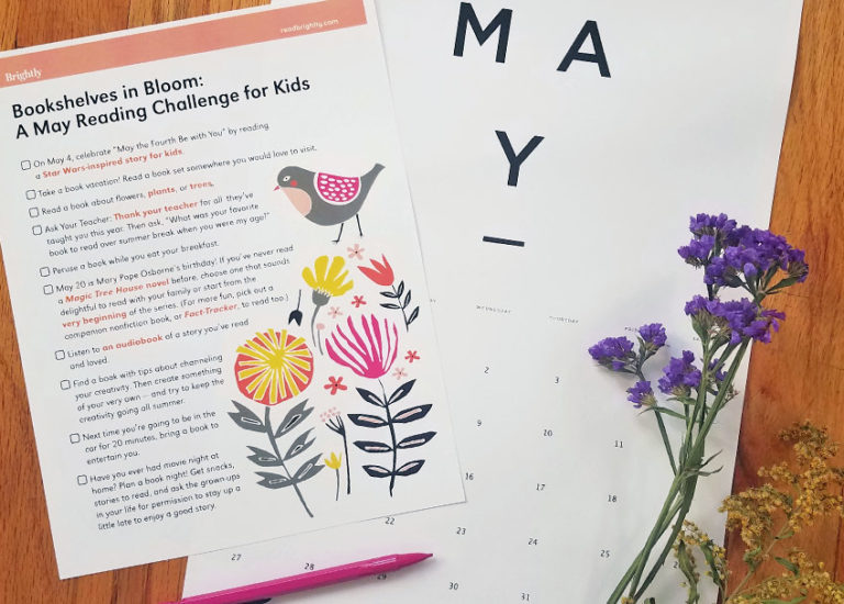 Bookshelves in Bloom: <br>A May Reading Challenge for Kids Thumbnail